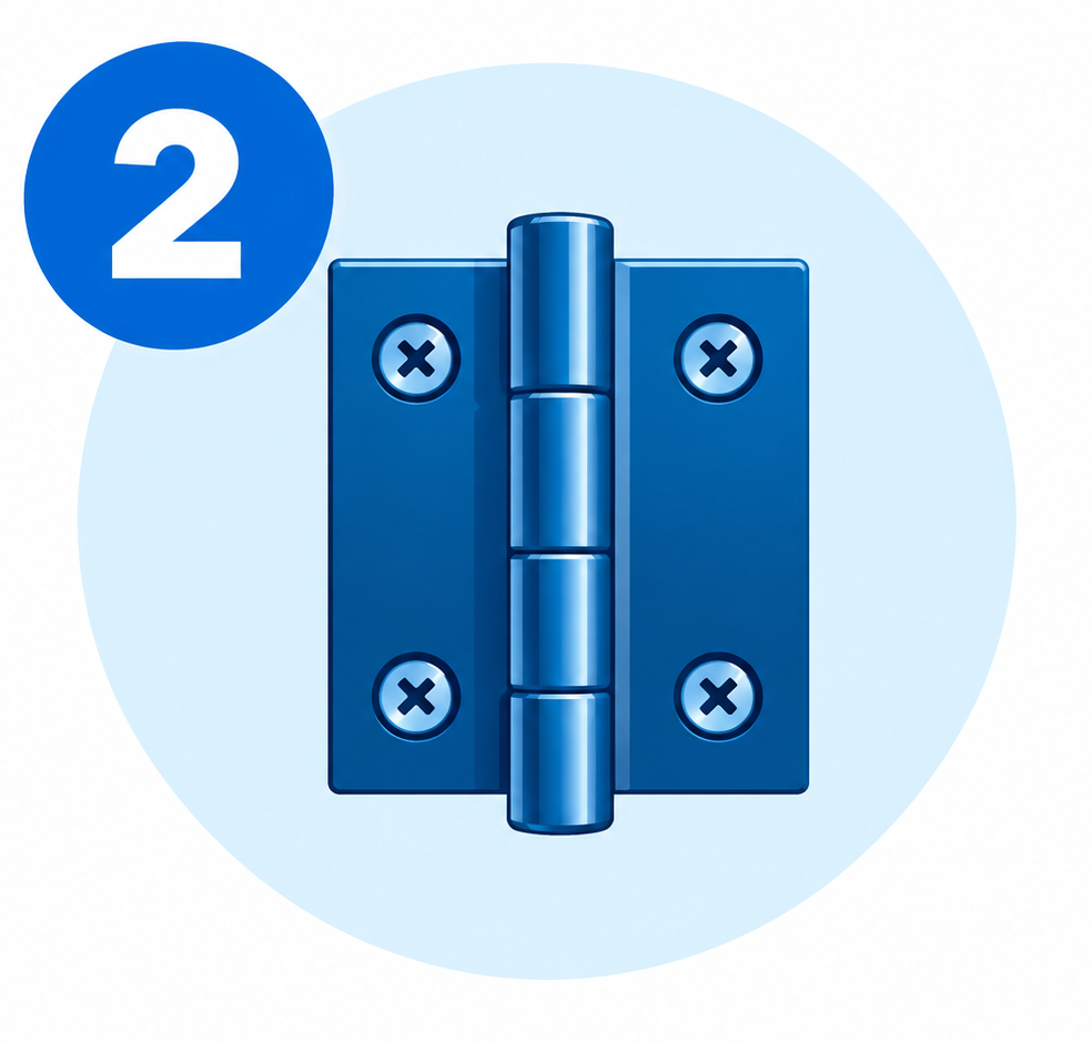 Fire door hinges